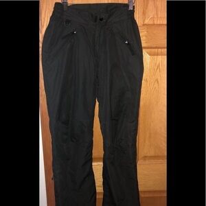 VTG TRBN Winterworks Ski Snow Board Black Insulated Pant Sz. S POCKETS Vintage